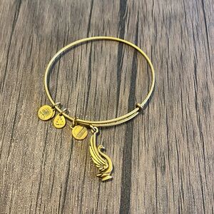 Alex and Ani Gold/Bronze Swan Bracelet